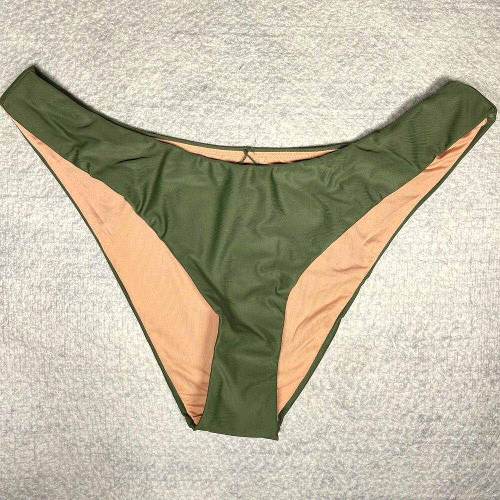 J.Crew Curved-waist Cheeky Bikini Bottom For Women - swimwear Size M BC125 SAFā